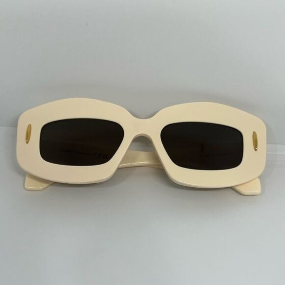 Loewe Sunglasses Square Rectangle Frame Anagram Acetate Screen Shades OS - Picture 3 of 12